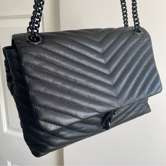 Rebecca Minkoff Edie Shoulder Bag, Black - Picture 15 of 16